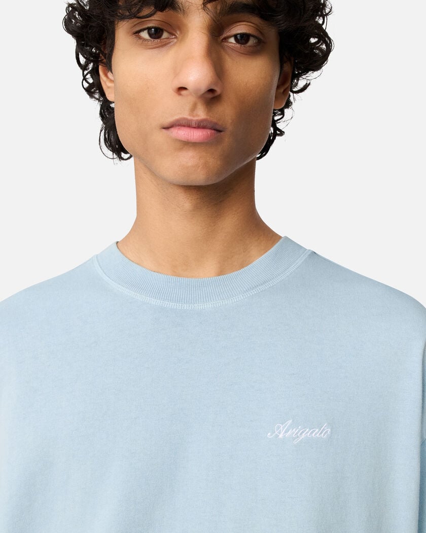 Honor Washed T-Shirt axel arigato Honor Washed T-Shirt Powder Blue