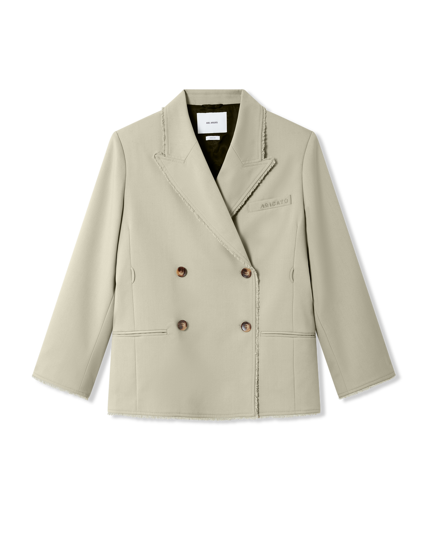 Thea Frayed Blazer axel arigato Thea Frayed Blazer Dusty Green