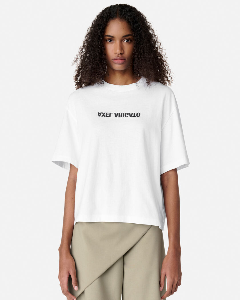 Bubble T-Shirt axel arigato Distort T-Shirt White