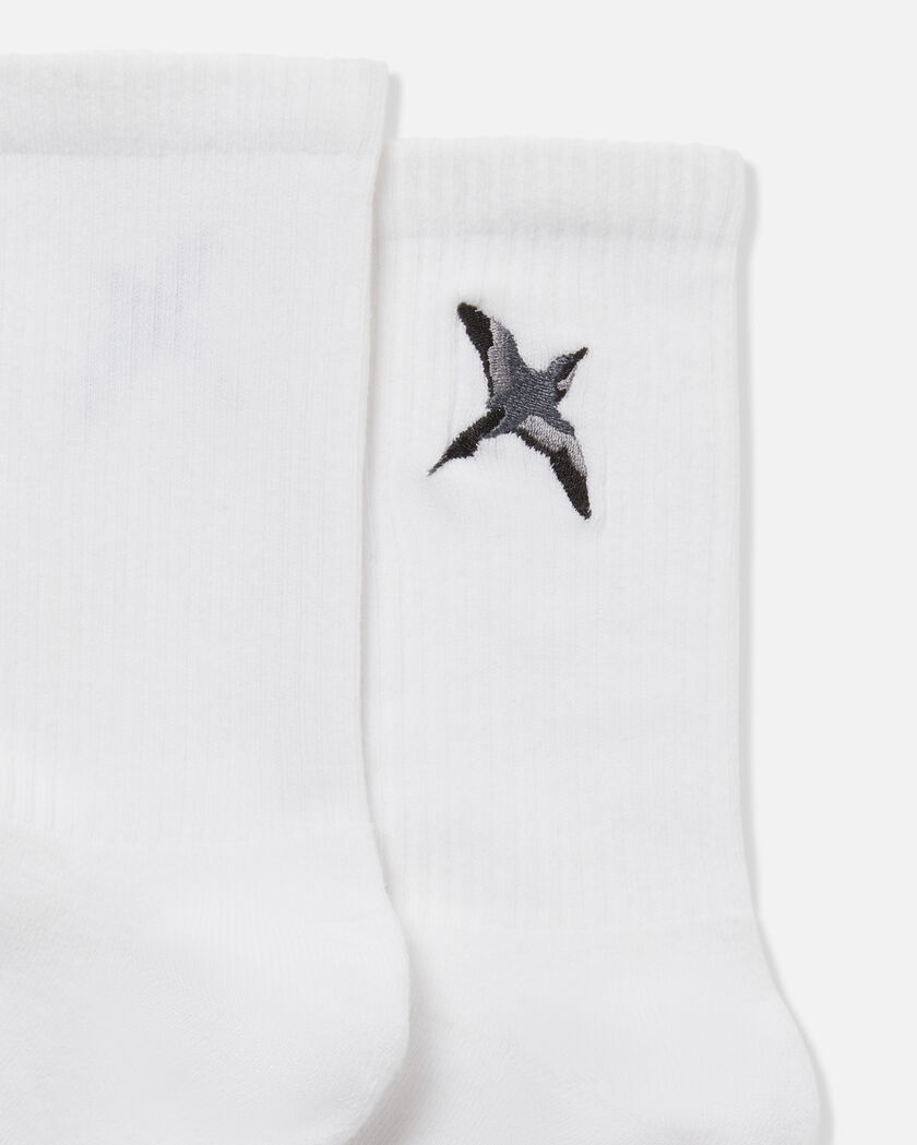 Bee Bird Tube Socks axel arigato Bee Bird Tube Socks White