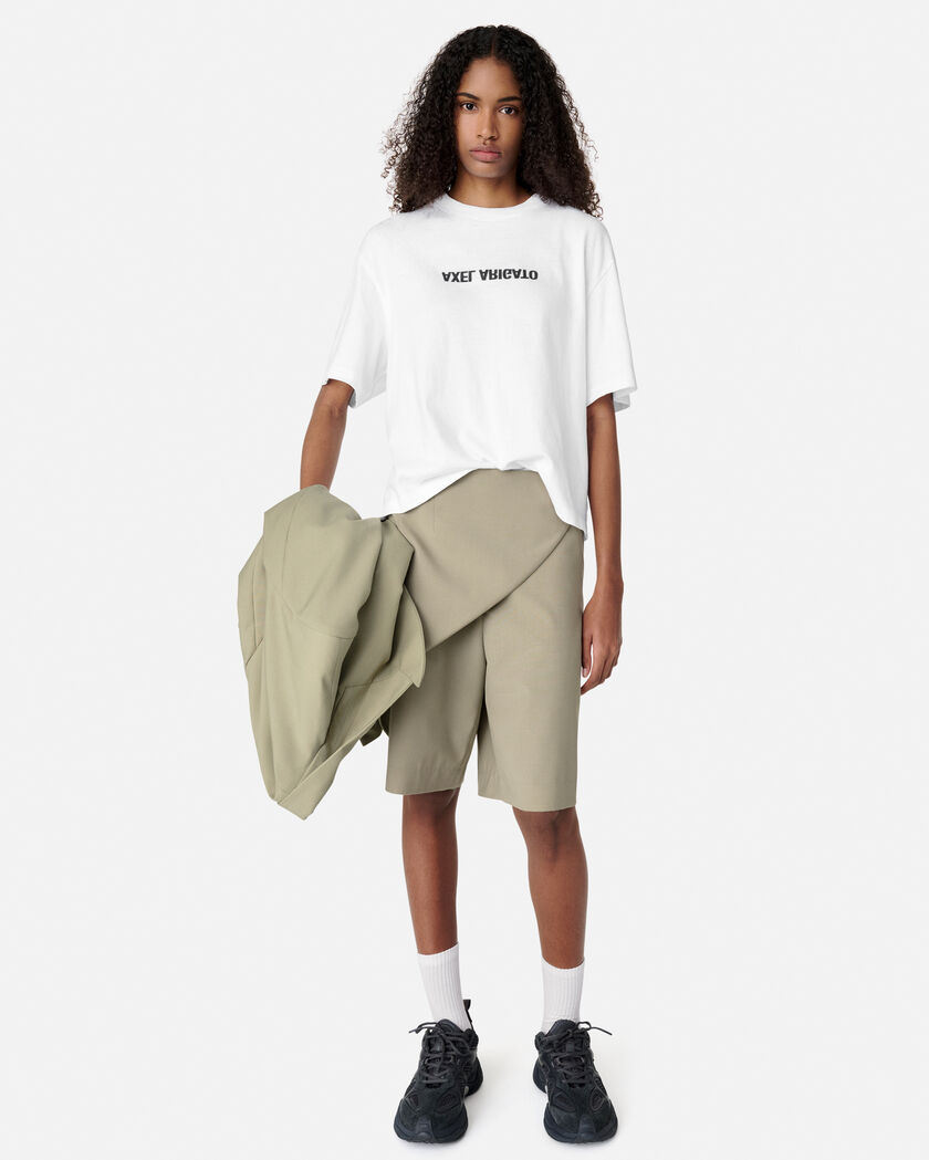 Bubble T-Shirt axel arigato Distort T-Shirt White