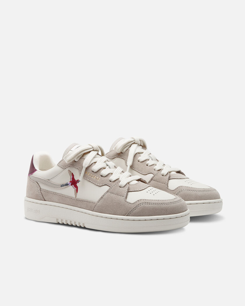 Dice Lo Bee Bird Sneaker axel arigato Dice Lo Bee Bird Sneaker Light Beige/Dark Burgundy