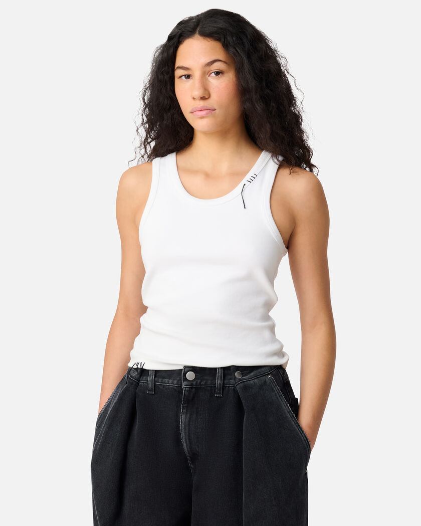 Traced Tank Top axel arigato Traced Tank Top White