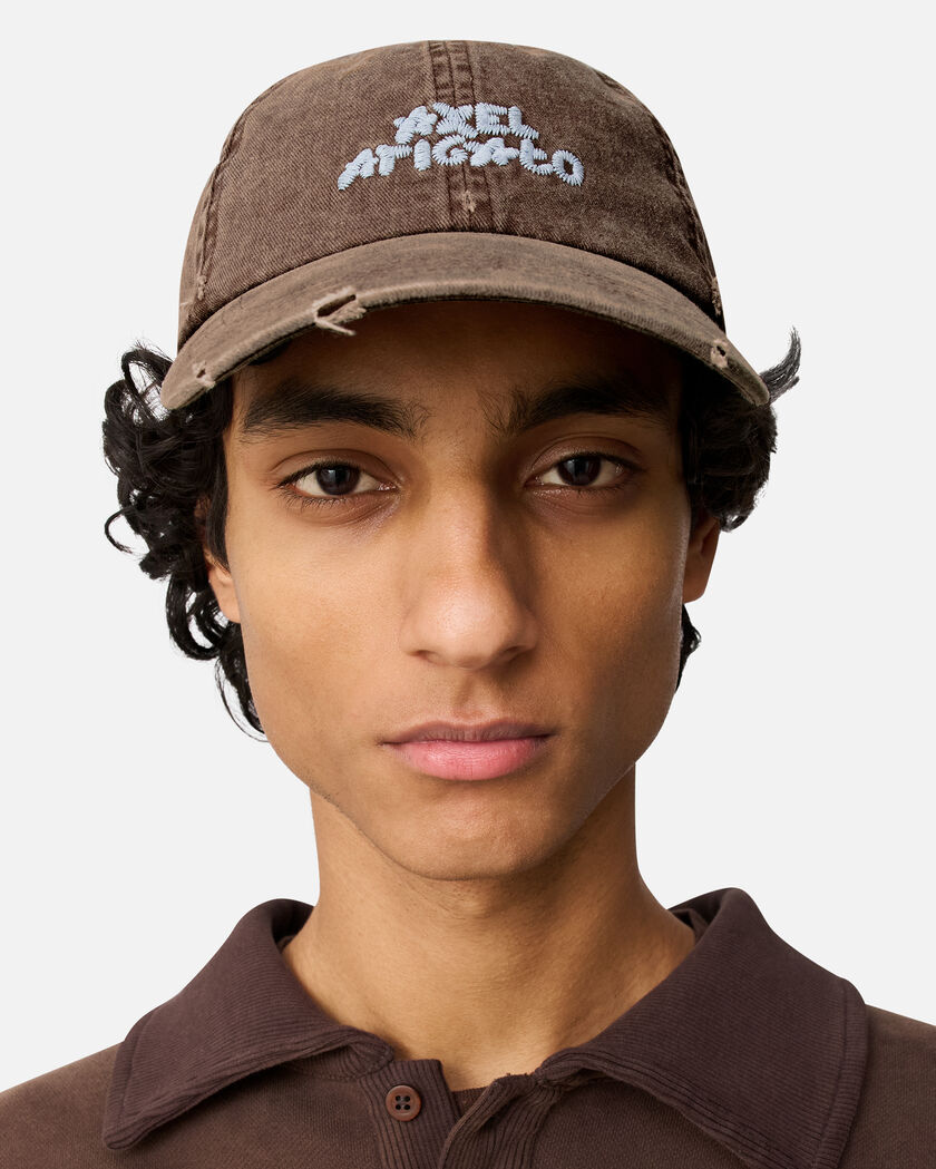 Floral Washed Cap axel arigato Floral Washed Cap Brown