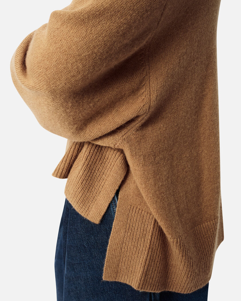 Maeve Cropped Sweater axel arigato Maeve Cropped Sweater Camel