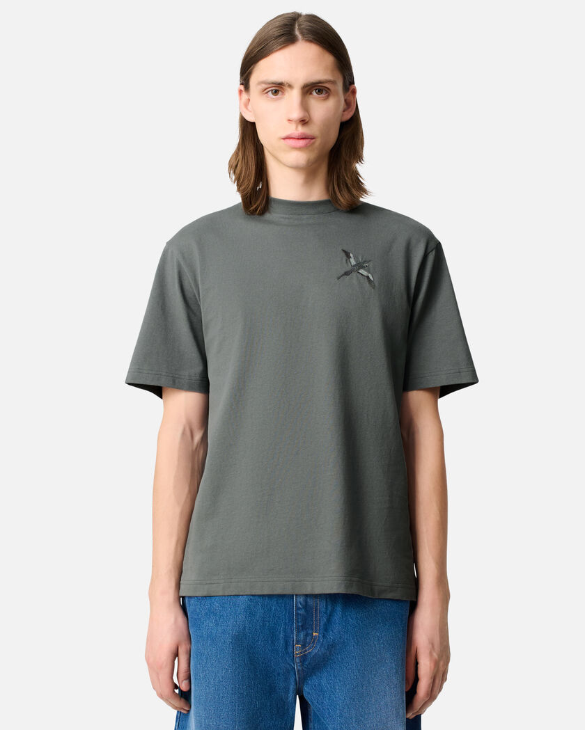 Micro Bee Bird T-Shirt axel arigato Micro Bee Bird T-Shirt Steel Grey