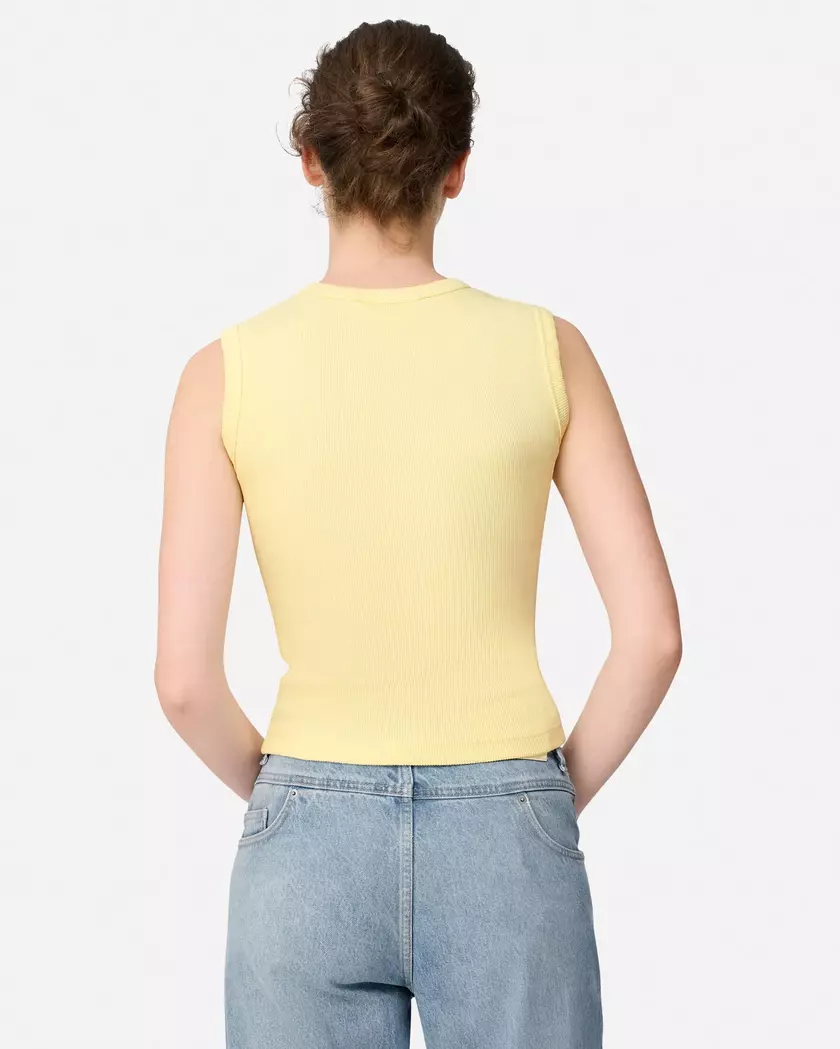 Scoop Ribbed Tank axel arigato Scoop Ribbed Tank Light Yellow