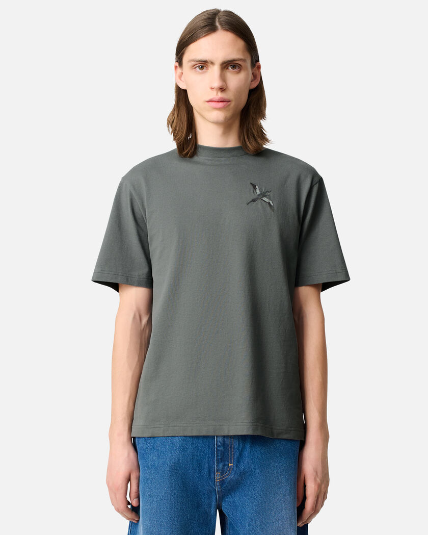 Micro Bee Bird T-Shirt axel arigato Micro Bee Bird T-Shirt Steel Grey