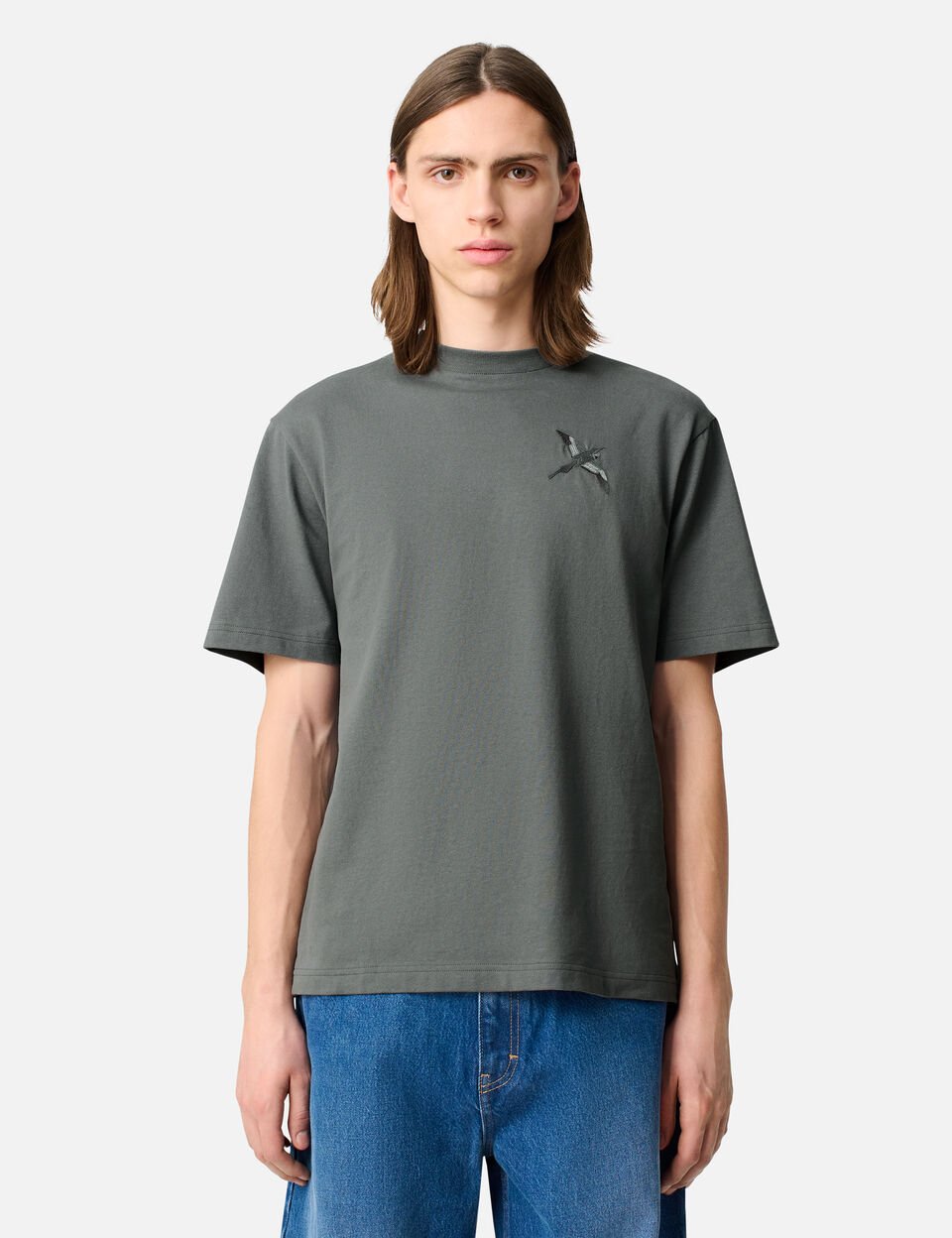 Micro Bee Bird T-Shirt axel arigato Micro Bee Bird T-Shirt Steel Grey