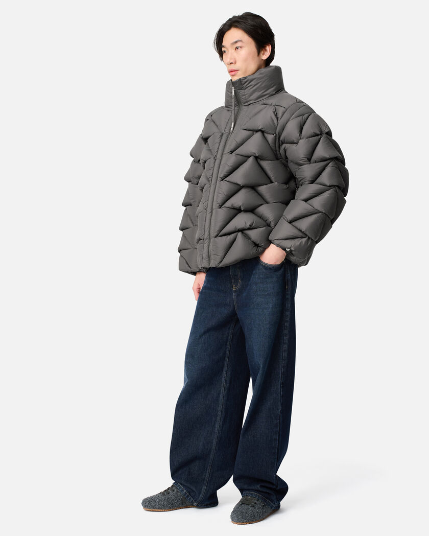 Knit Puffer Jacket axel arigato Knit Puffer Jacket Ash Grey