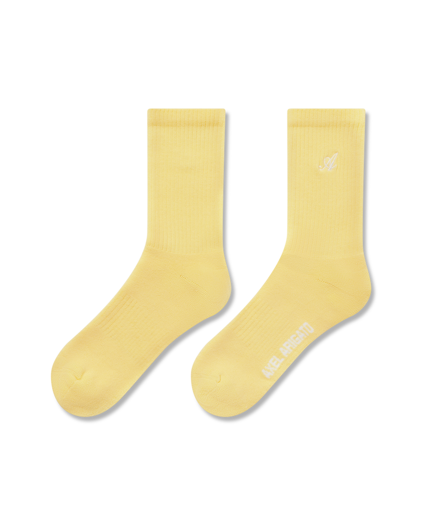Signature Socks axel arigato Signature Socks Light Yellow
