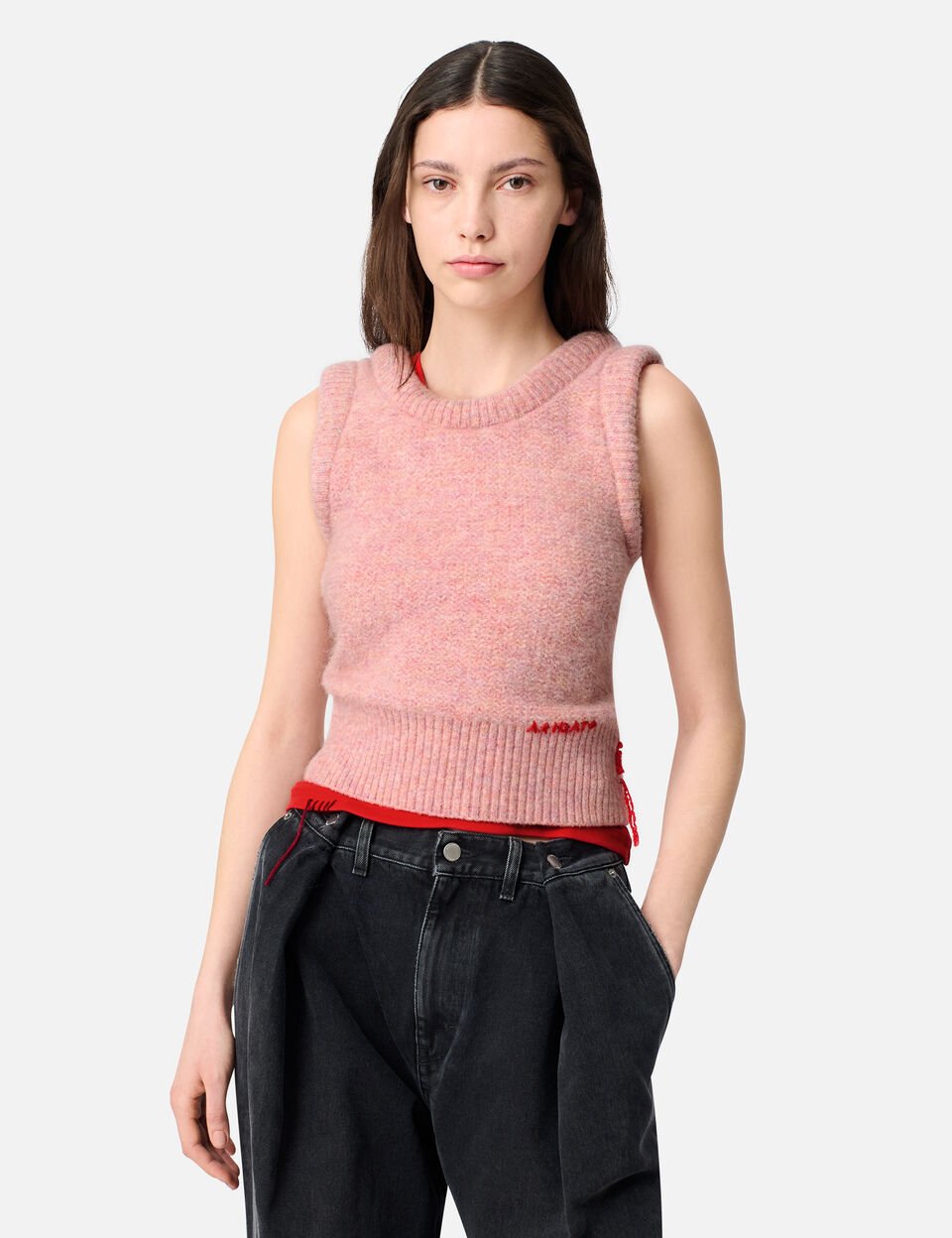 Ana Fluffy Vest axel arigato Ana Fluffy Vest Light Pink