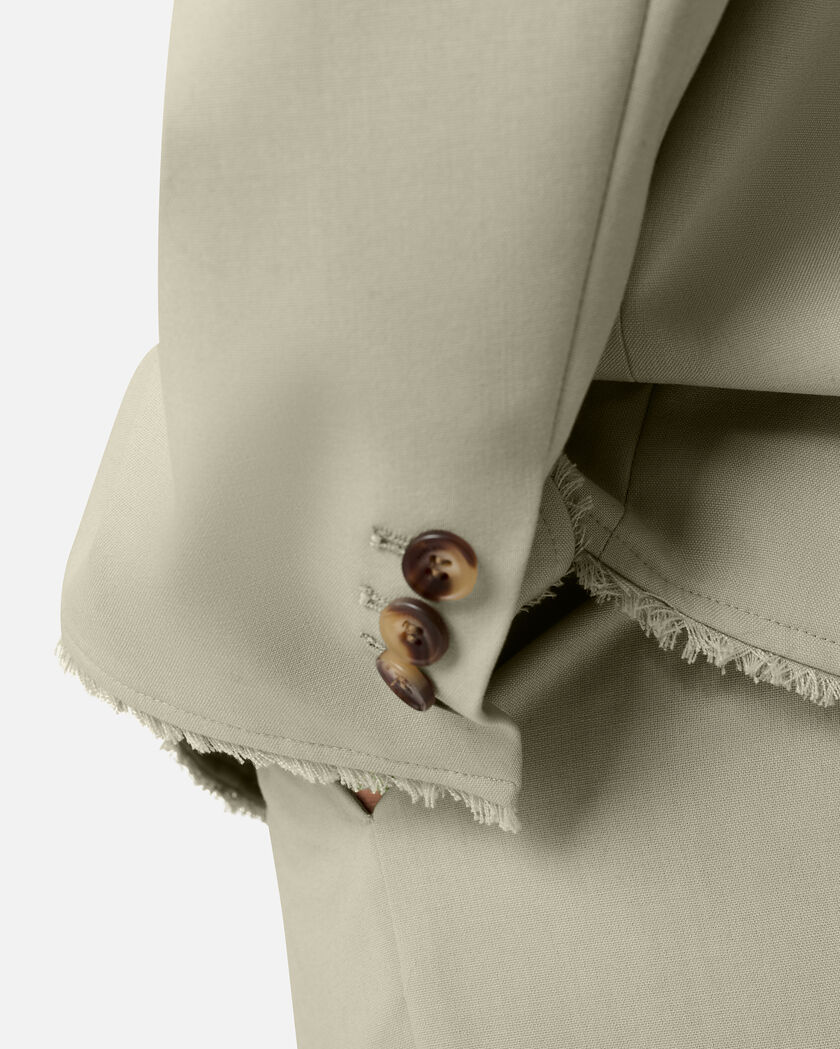 Thea Frayed Blazer axel arigato Thea Frayed Blazer Dusty Green