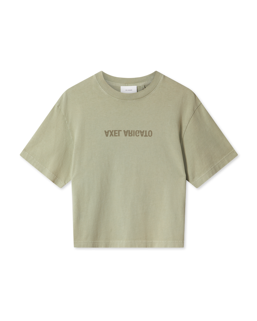 Distort Washed T-Shirt axel arigato Distort Washed T-Shirt Dusty Green
