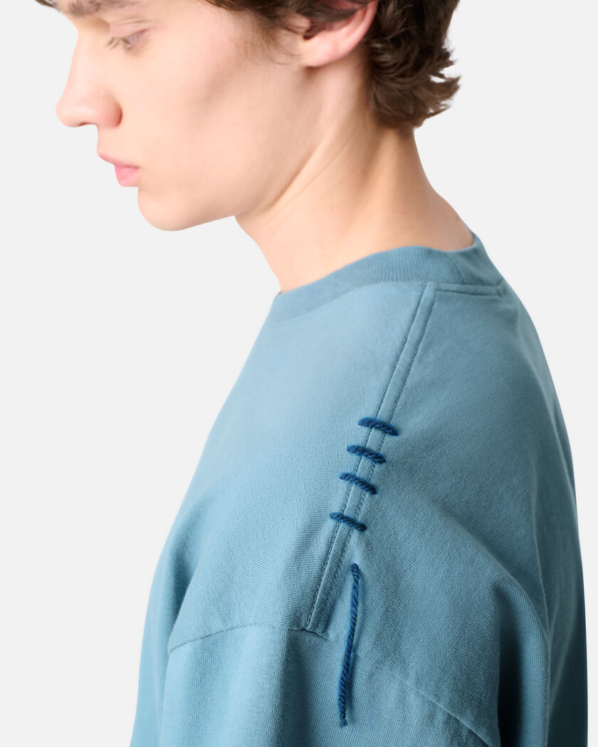 Threaded T-Shirt axel arigato Threaded T-Shirt Dusty Blue