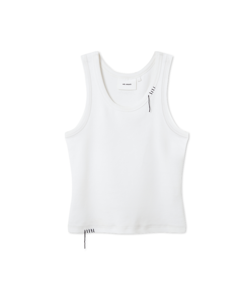 Traced Tank Top axel arigato Traced Tank Top White