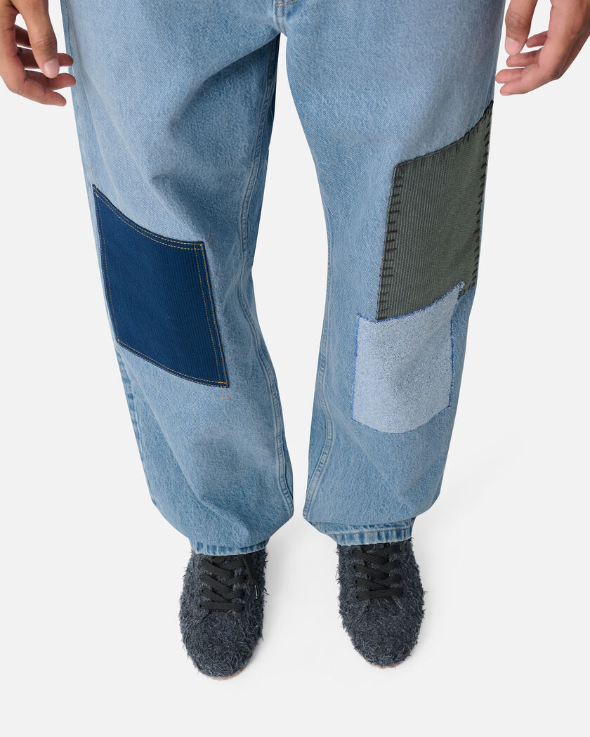 Lidia Straight Jeans axel arigato Zine Patch Jeans Light Blue