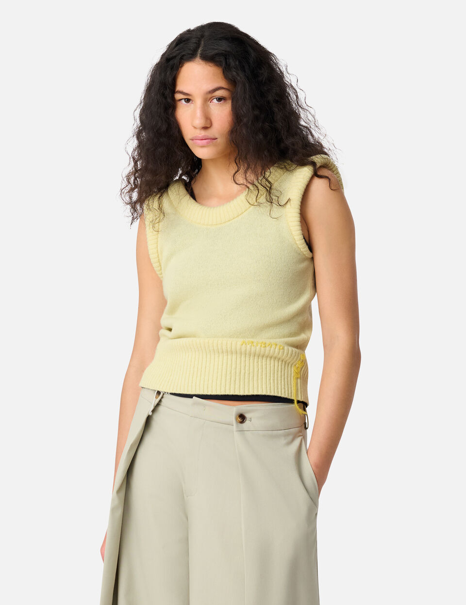 Marla Vest axel arigato Marla Vest Light Yellow