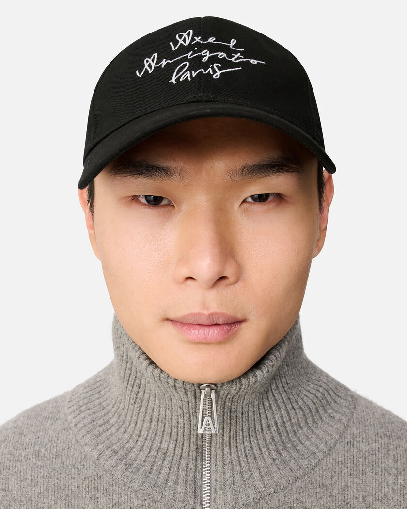 Scribble London Cap axel arigato Scribble Paris Cap Black