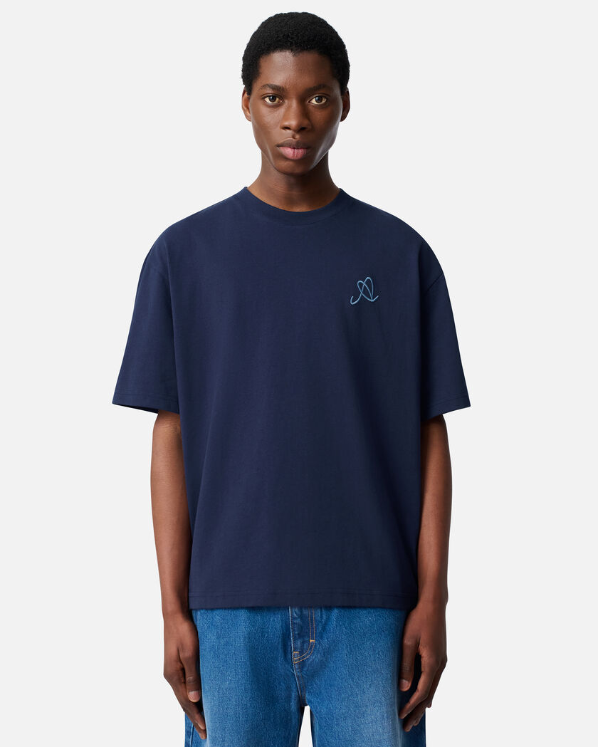 Stitch A T-Shirt axel arigato Stitch A T-Shirt Navy