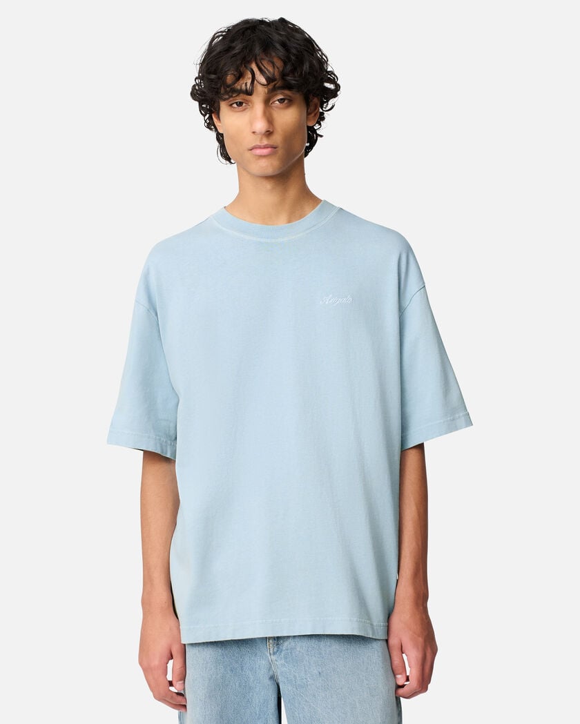 Honor Washed T-Shirt axel arigato Honor Washed T-Shirt Powder Blue