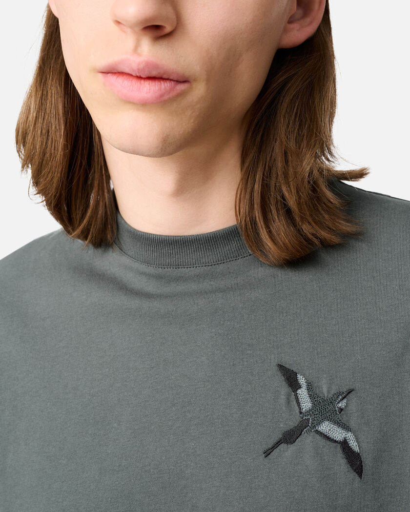 Micro Bee Bird T-Shirt axel arigato Micro Bee Bird T-Shirt Steel Grey