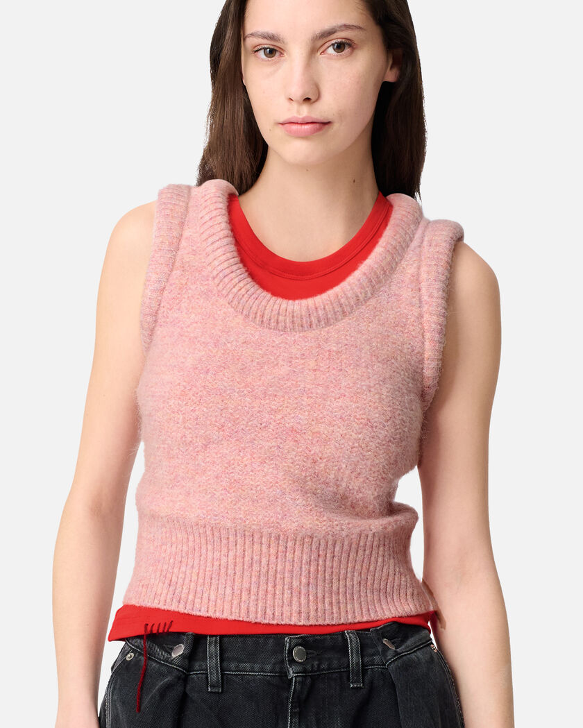 Ana Fluffy Vest axel arigato Ana Fluffy Vest Light Pink