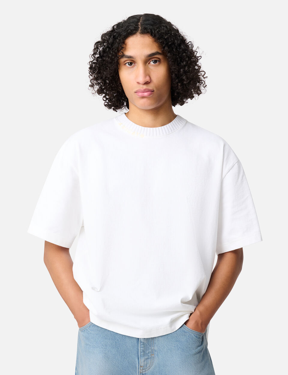 Apex Ribbed T-Shirt axel arigato Apex Ribbed T-Shirt White
