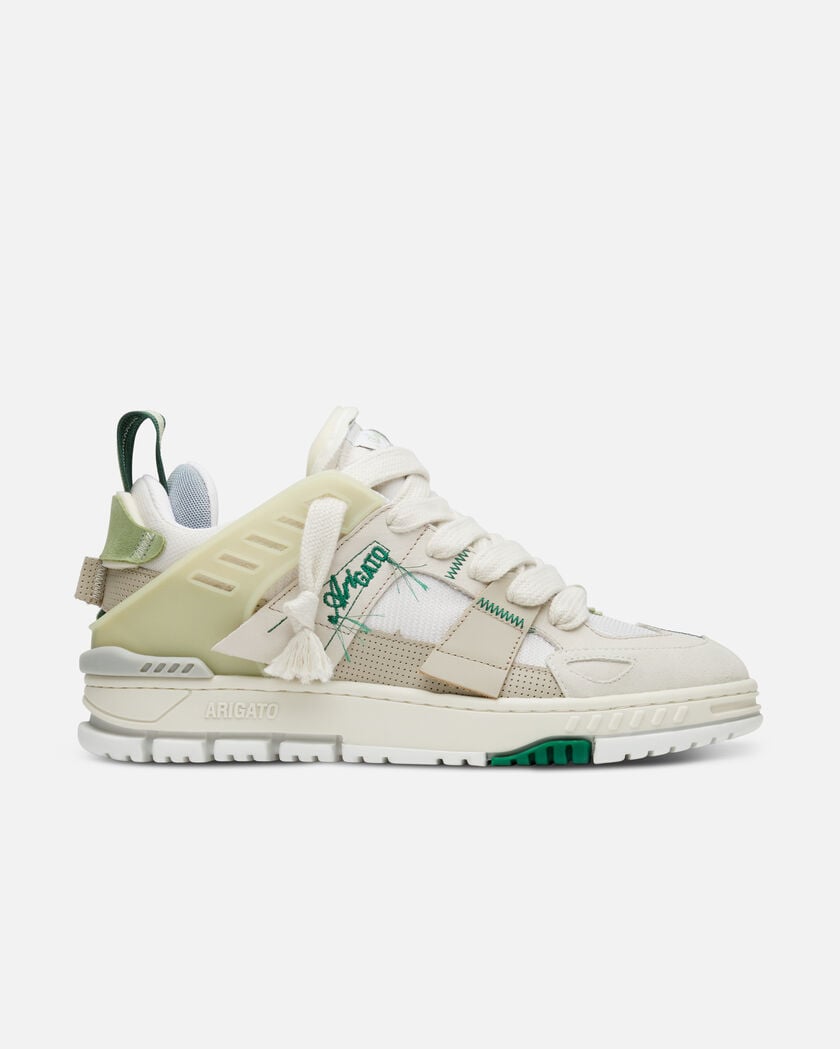 Area Patchwork Sneaker axel arigato Area Patchwork Sneaker Dark Beige/Light Green