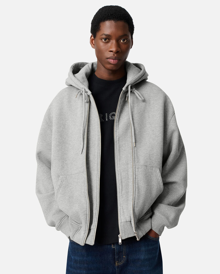 Trey Melange Hoodie axel arigato Trey Melange Hoodie Grey Melange