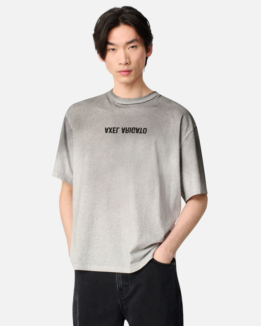 Distort Light T-Shirt axel arigato Distort Light T-Shirt Grey Melange