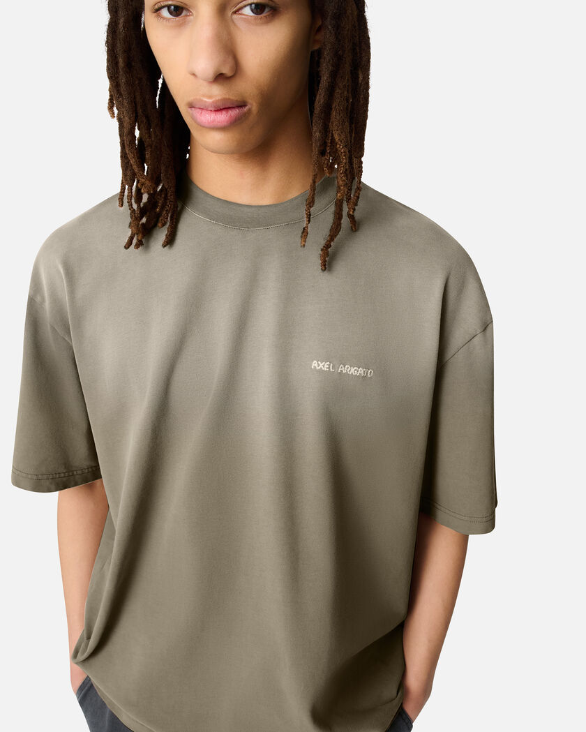 Gradient T-Shirt axel arigato Gradient T-Shirt Cedar Brown