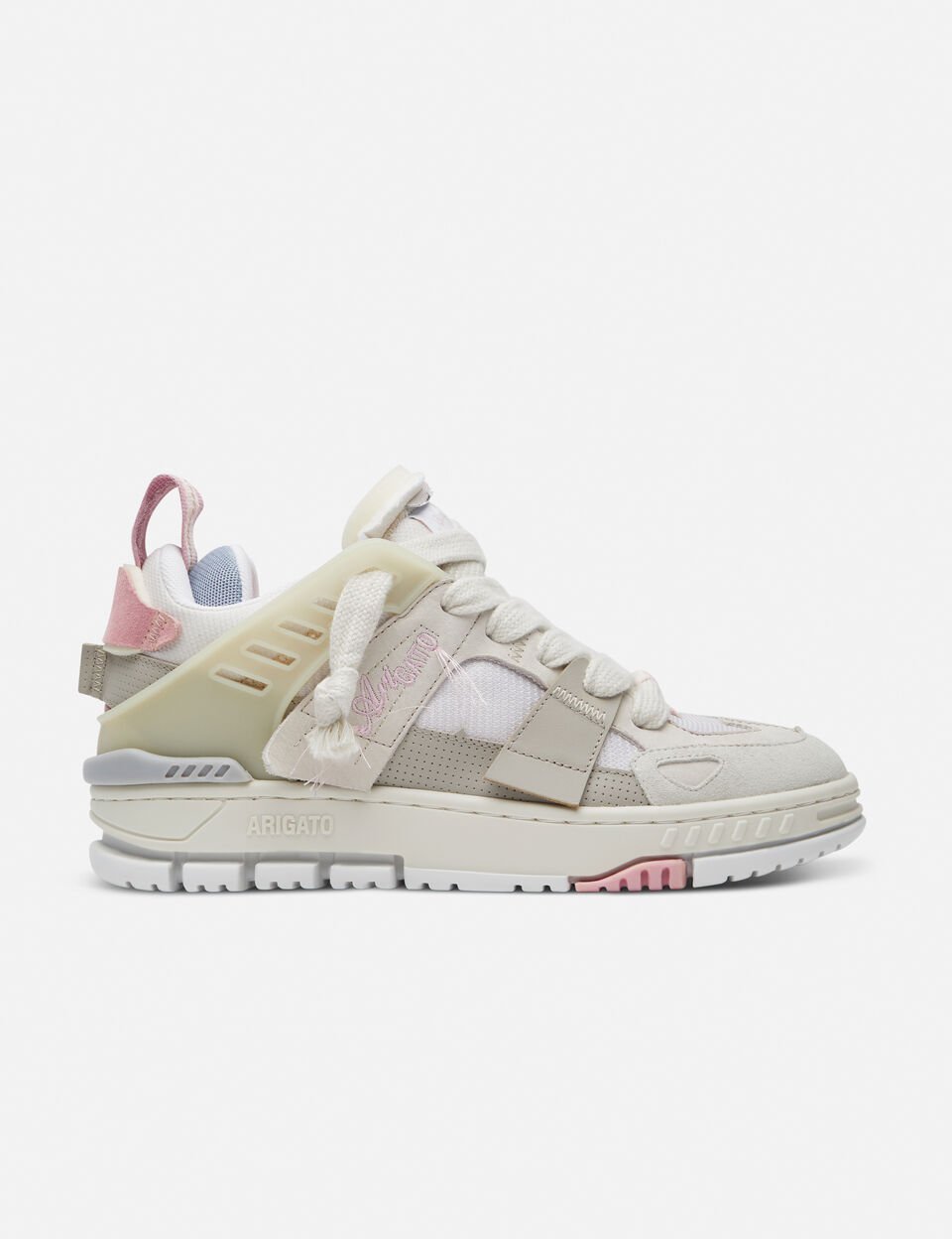 Area Patchwork Sneaker axel arigato Area Patchwork Sneaker Dark Beige/Light Pink