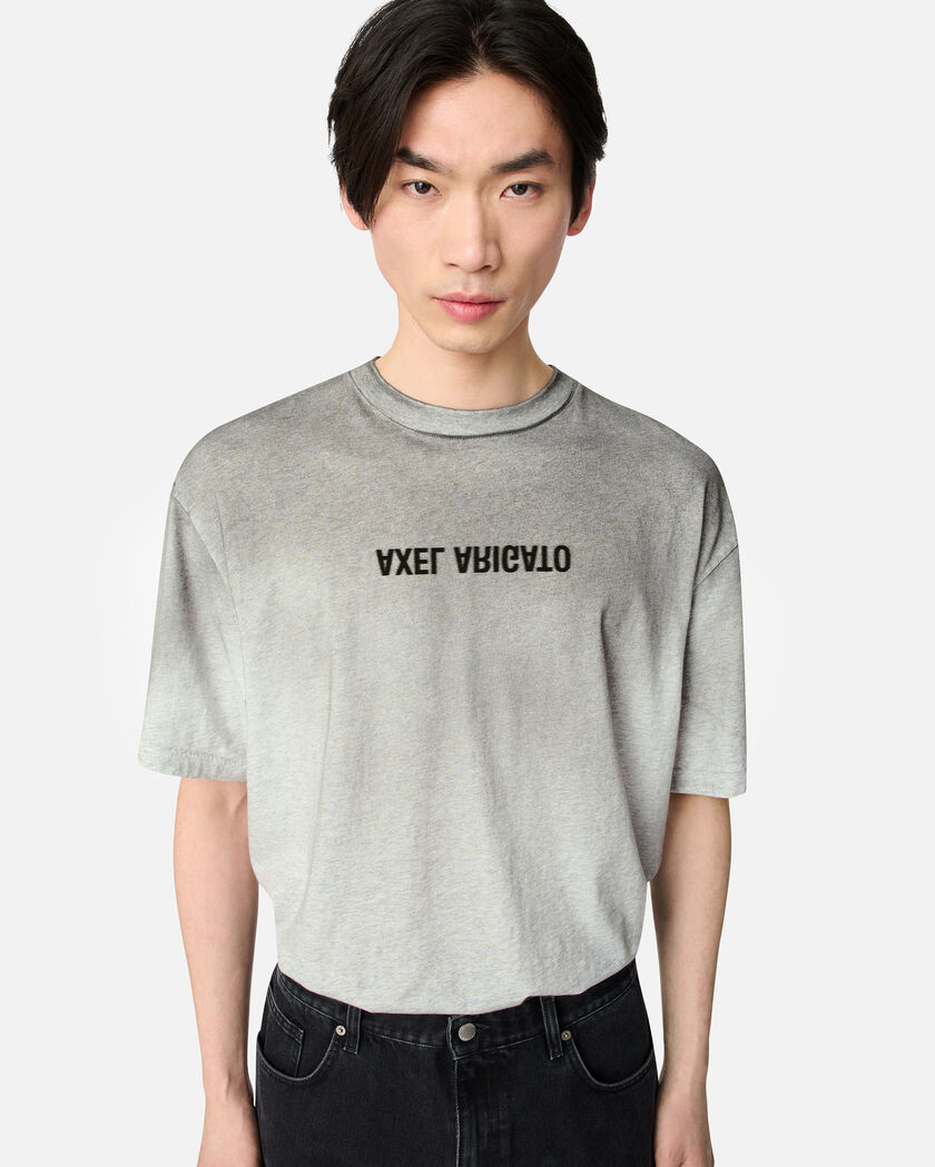 Distort Light T-Shirt axel arigato Distort Light T-Shirt Grey Melange