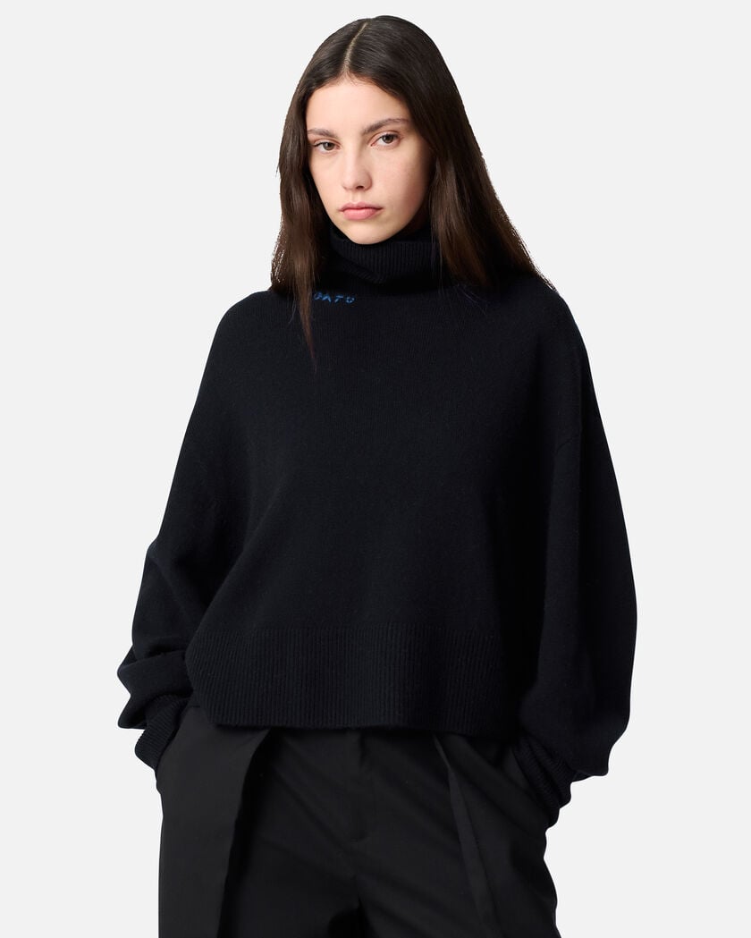 Maeve Cropped Sweater axel arigato Maeve Cropped Sweater Navy