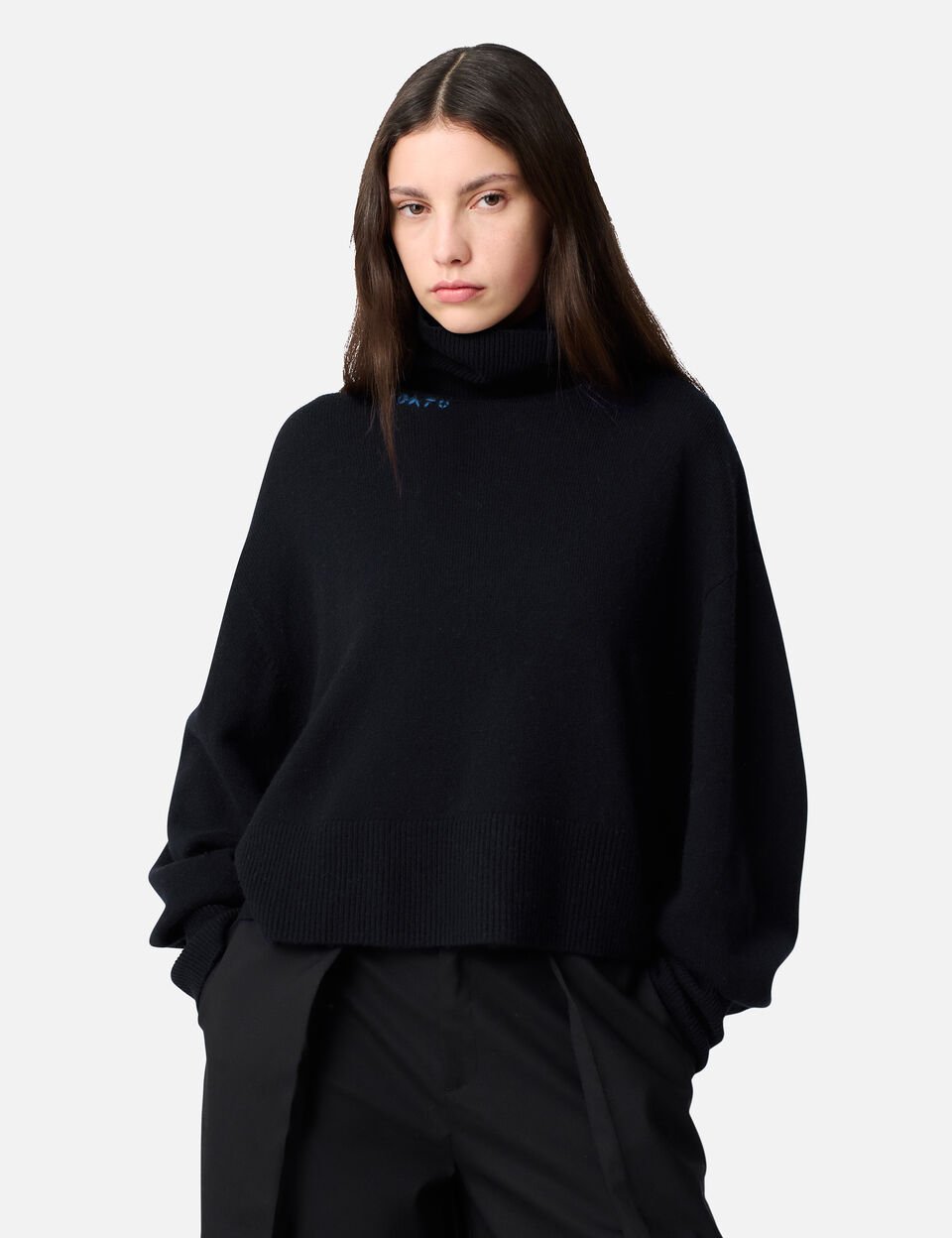 Maeve Cropped Sweater axel arigato Maeve Cropped Sweater Navy