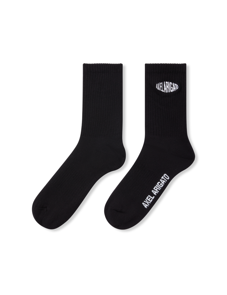 Distort Logo Socks axel arigato Distort Logo Socks Black