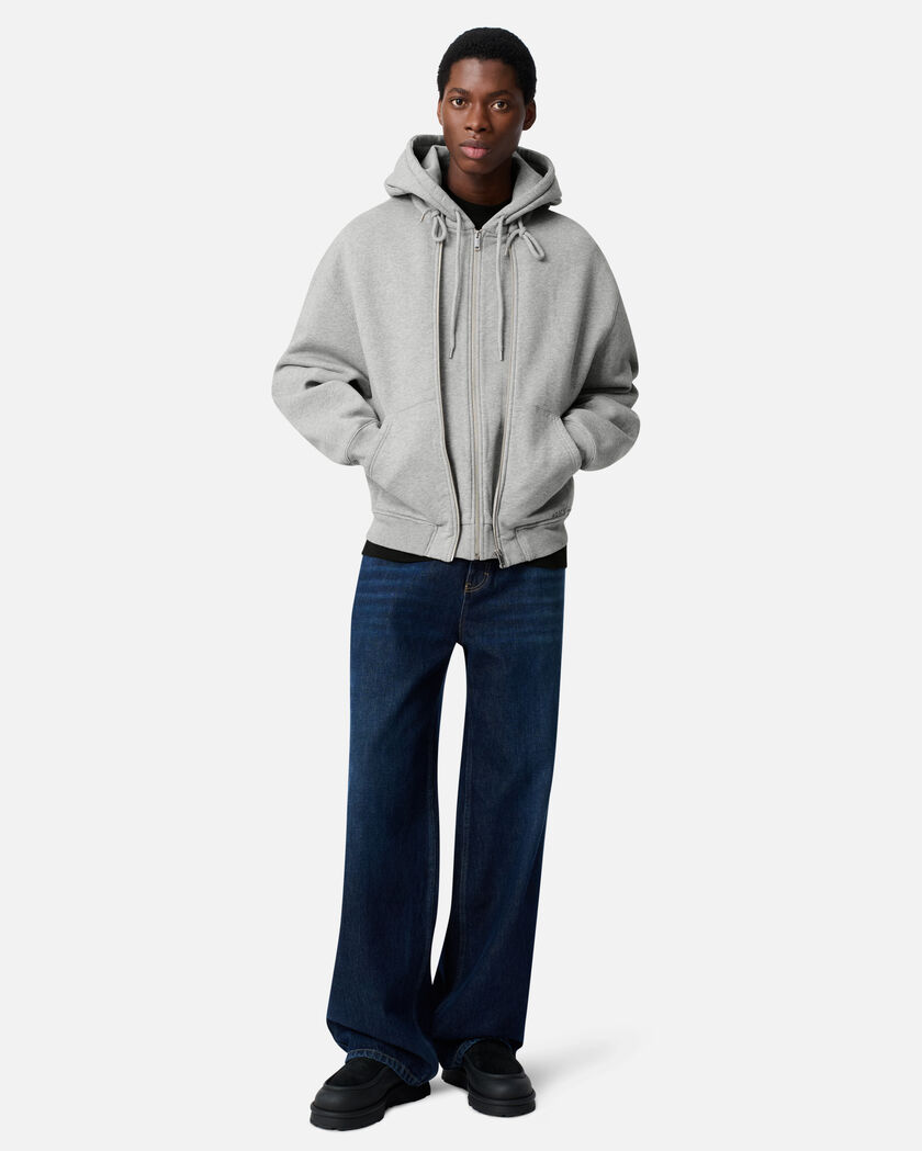 Trey Melange Hoodie axel arigato Trey Melange Hoodie Grey Melange