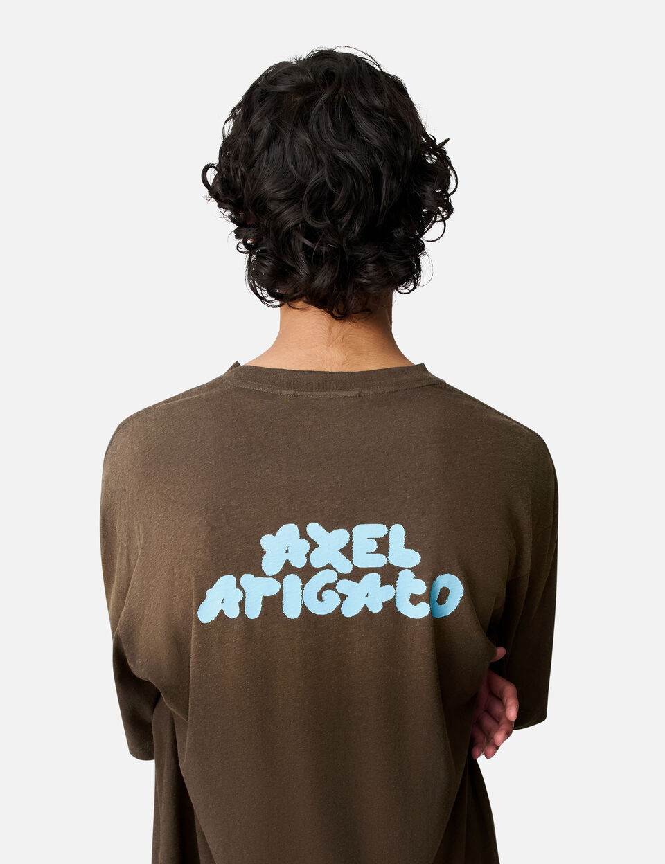 Bubble Reverse T-Shirt axel arigato Bubble Reverse T-Shirt Dark Brown