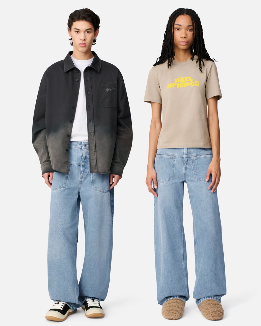 Invert Relaxed Jeans axel arigato Invert Relaxed Jeans Light Blue