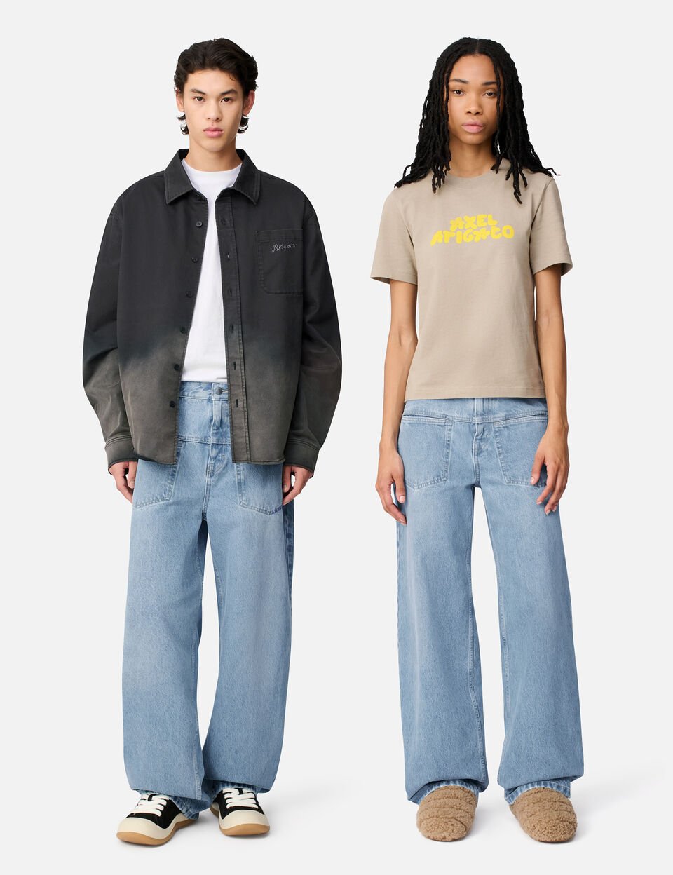 Invert Relaxed Jeans axel arigato Invert Relaxed Jeans Light Blue