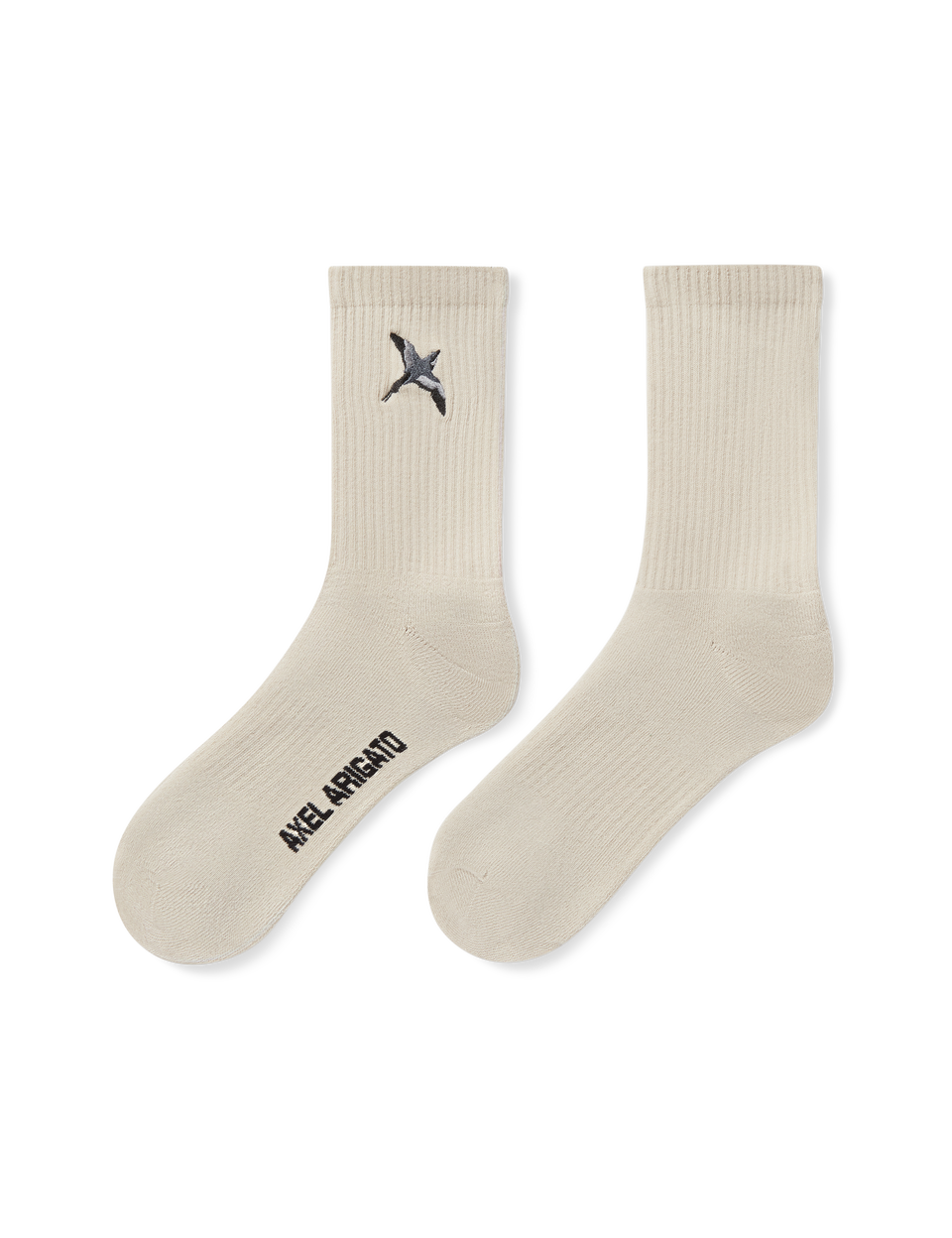 Bee Bird Tube Socks axel arigato Bee Bird Tube Socks Pale Beige