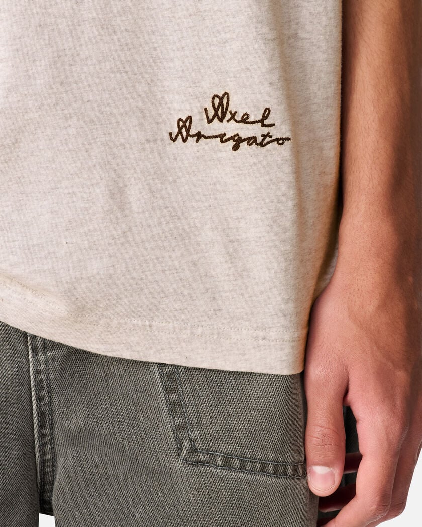 Saba T-Shirt axel arigato Saba T-Shirt Grey Melange