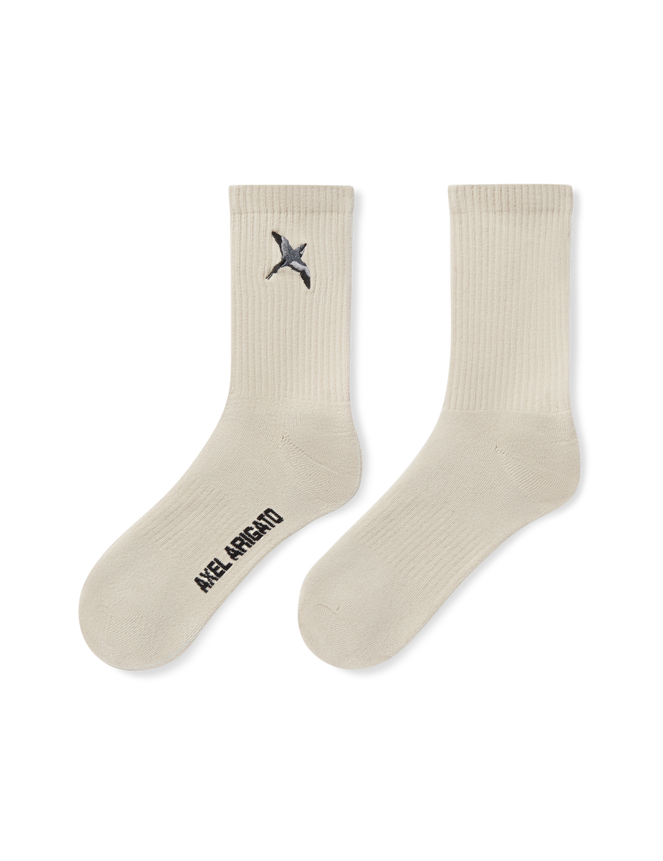 Bee Bird Tube Socks axel arigato Bee Bird Tube Socks Pale Beige