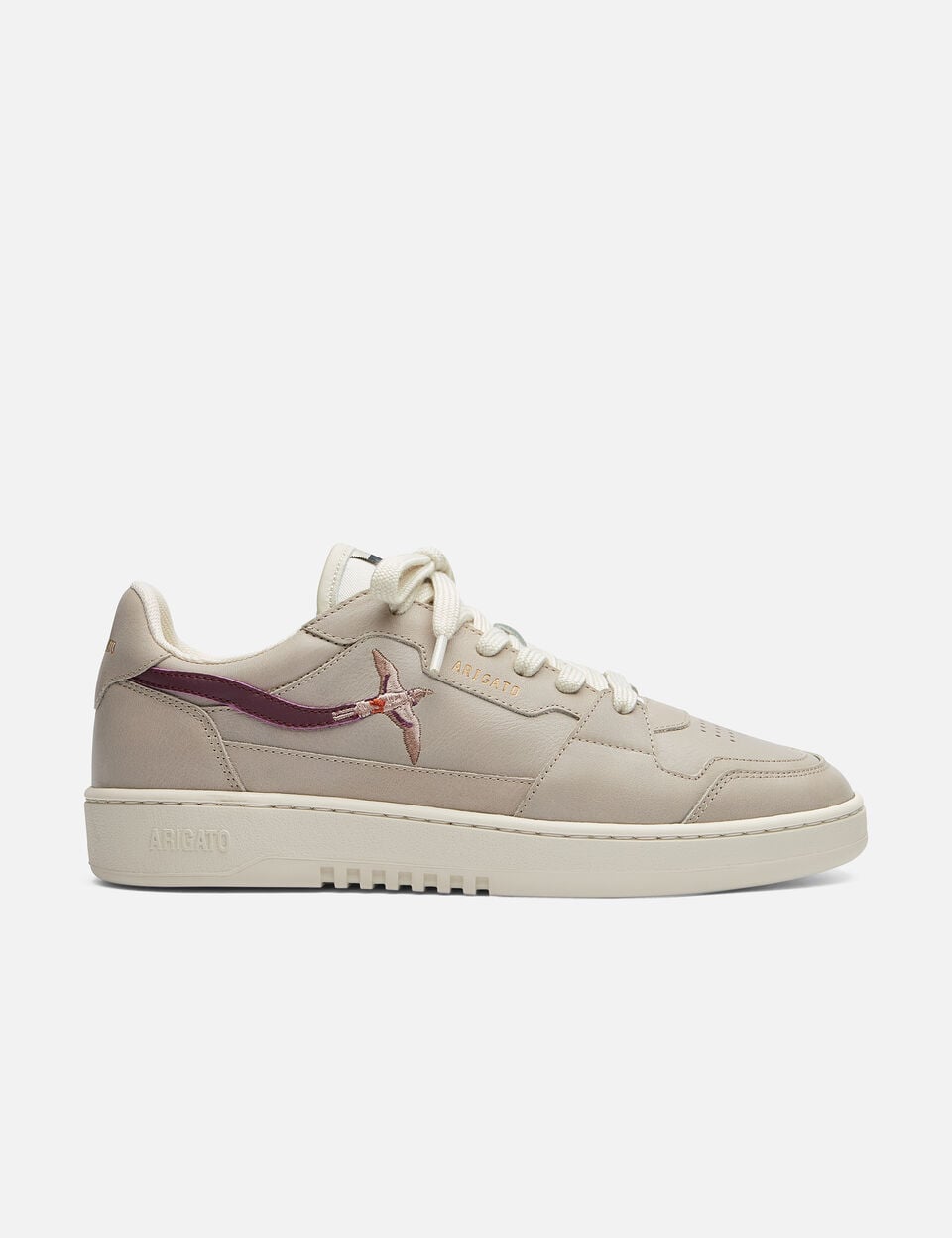 Dice Lo Bee Bird Sneaker axel arigato Dice Lo Bee Bird Sneaker Light Taupe/Burgundy