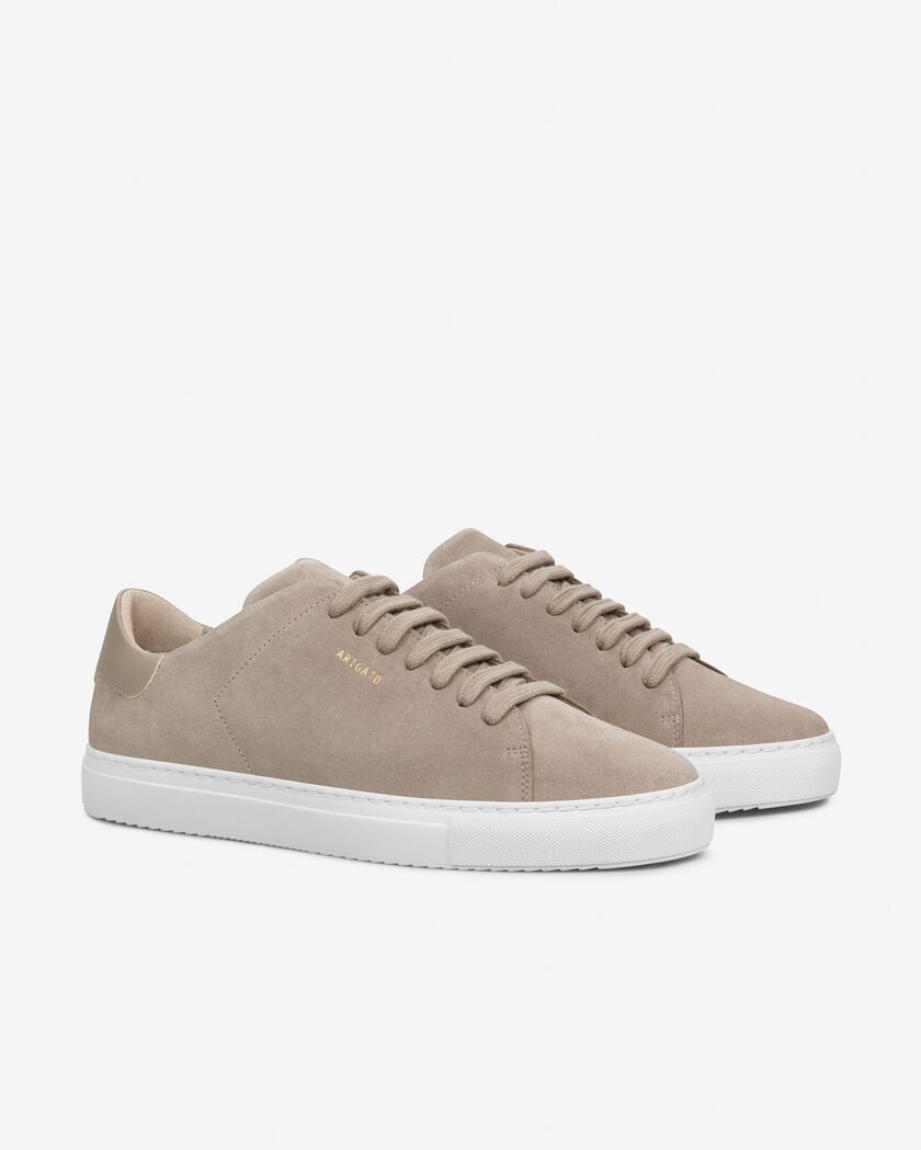Clean 90 Suede Sneaker axel arigato Clean 90 Suede Sneaker Beige/White