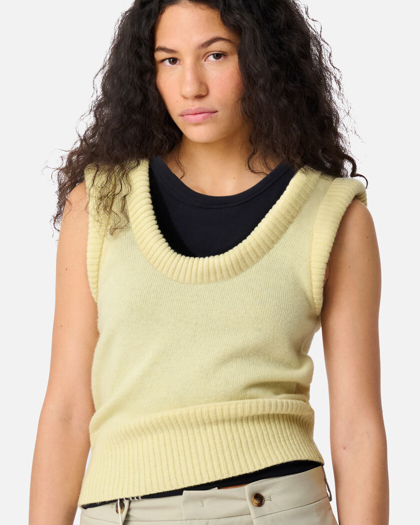 Marla Vest axel arigato Marla Vest Light Yellow