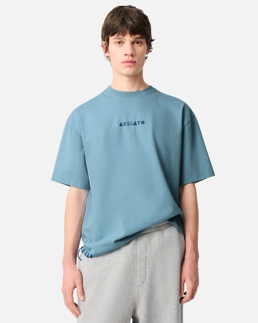 Threaded T-Shirt axel arigato Threaded T-Shirt Dusty Blue