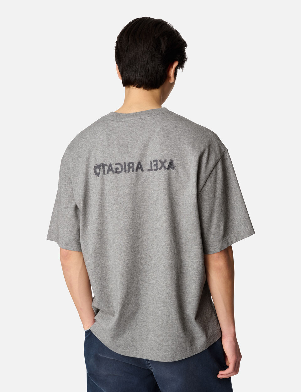 Baseline T-Shirt axel arigato Baseline T-Shirt Grey Melange