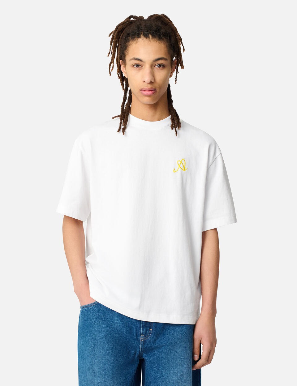 Stitch A T-Shirt axel arigato Stitch A T-Shirt White